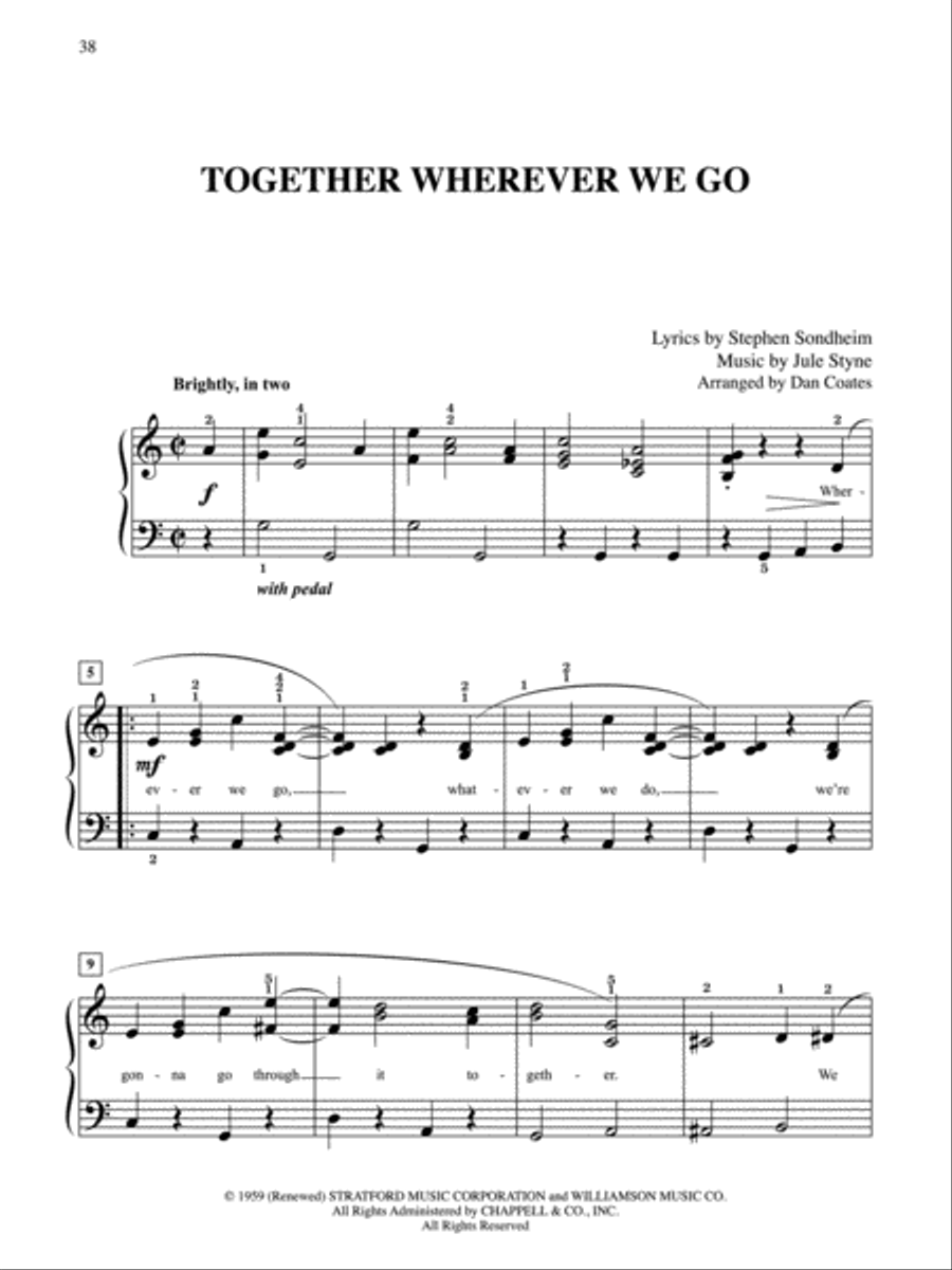 10 for 10 Sheet Music Broadway Easy Piano scores gallery preview page 6