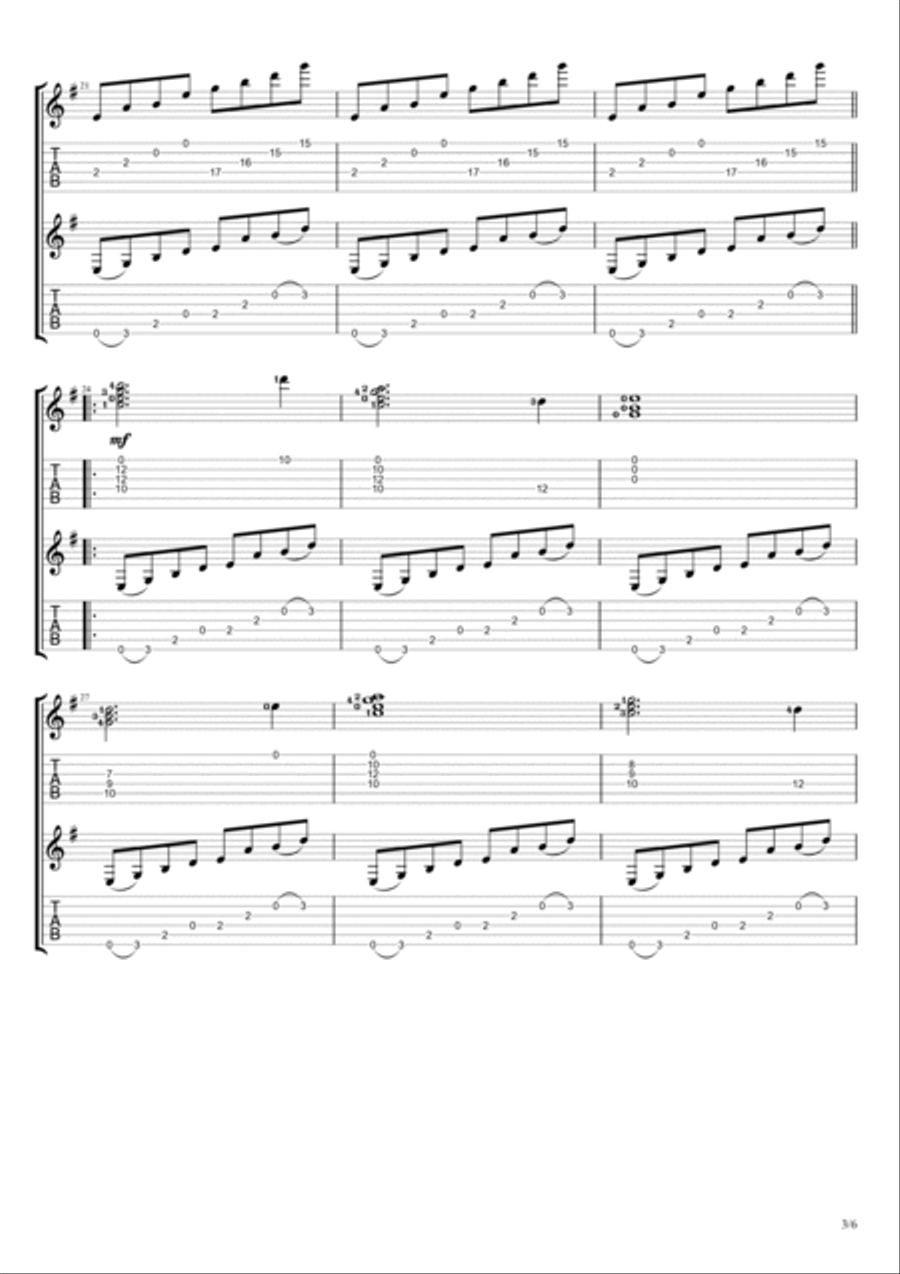 Moog City Guitar scores gallery preview page 3
