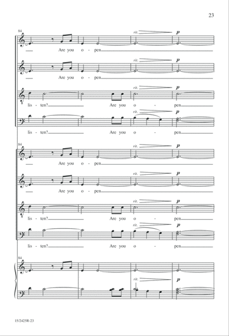 This Moment This Moment 4-Part scores gallery preview page 23