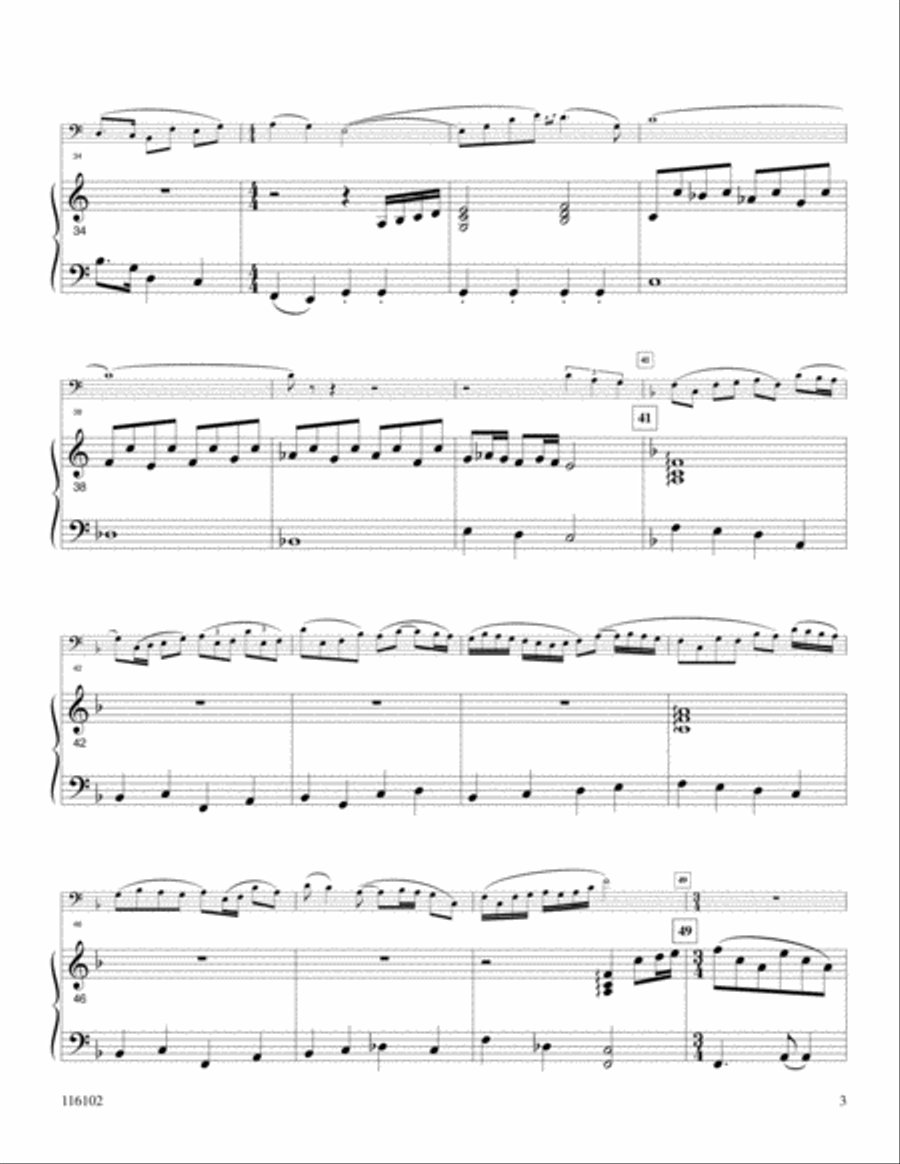 Come Thou Fount Bassoon Solo scores gallery preview page 3
