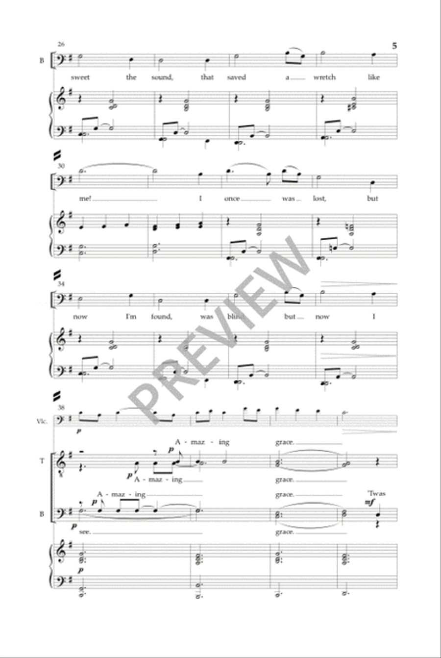 Amazing Grace (TTBB) Amazing Grace (TTBB) TTBB scores gallery preview page 6