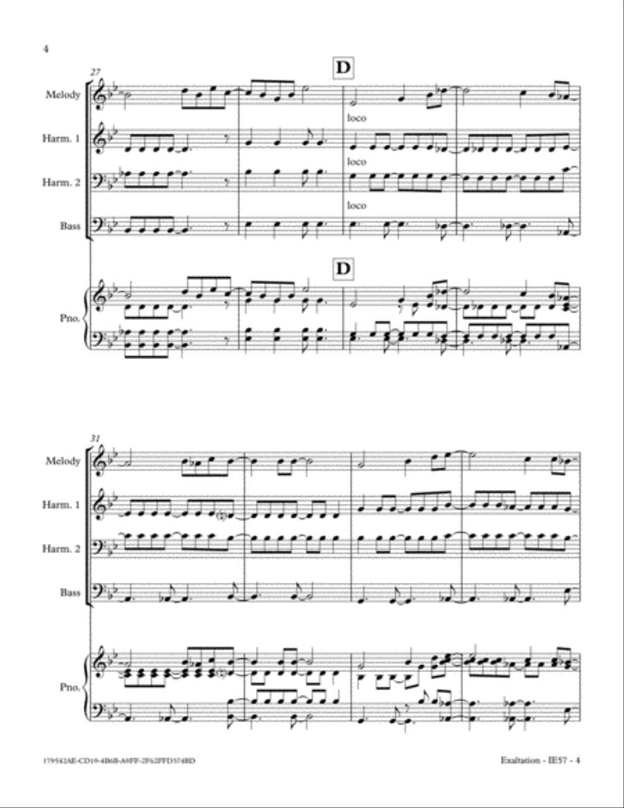 Exaltation Exaltation Small Ensemble scores gallery preview page 4