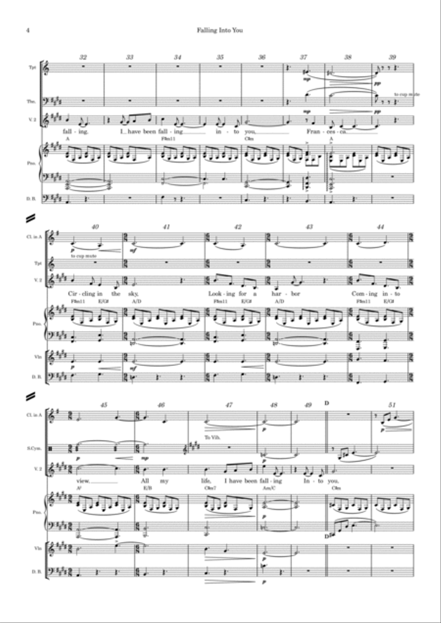 Falling Into You Large Ensemble scores gallery preview page 4
