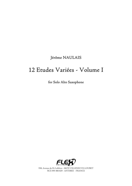 12 Etudes Variees - Volume I image number null