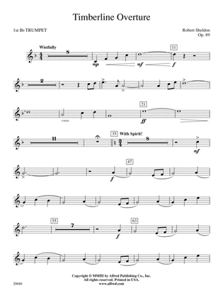 Timberline Overture: 1st B-flat Trumpet