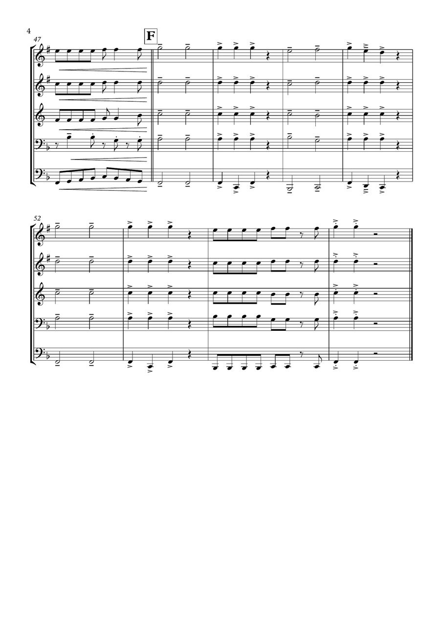 Monkey Man Monkey Man Brass Ensemble scores gallery preview page 4