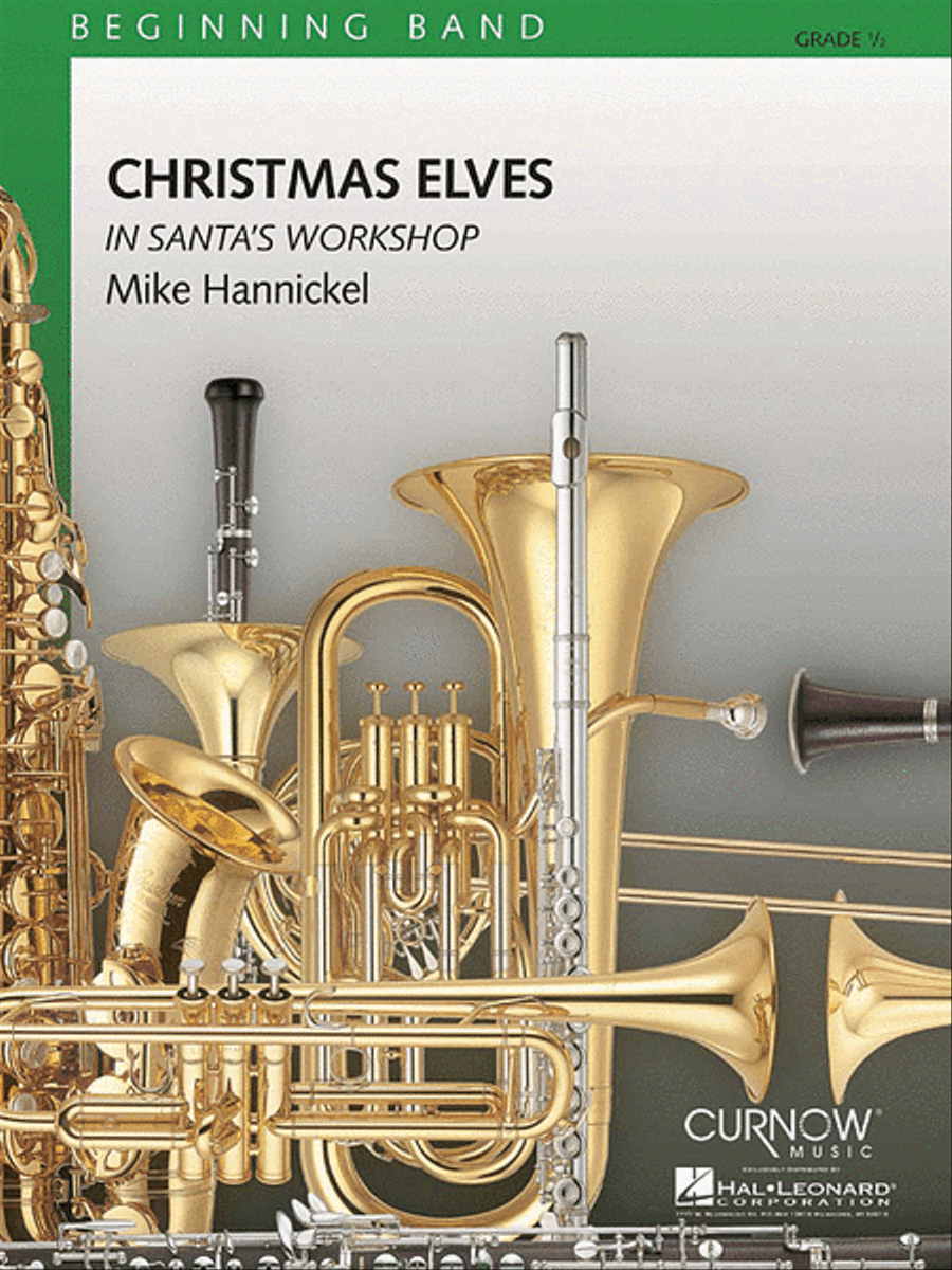 Christmas Elves in Santa's Workshop Concert Band scores gallery preview page 1