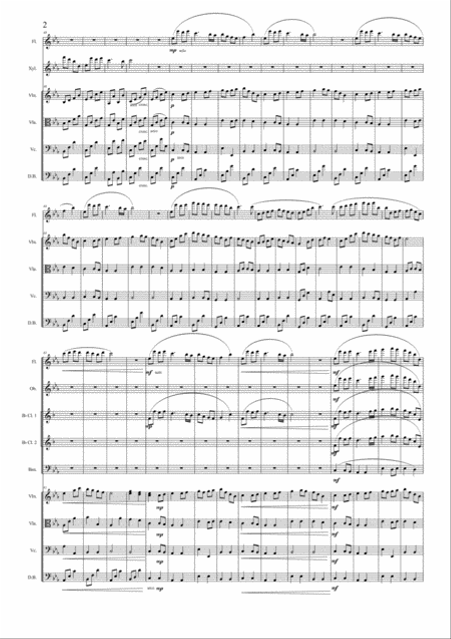 2 Nocturnes, op. 2 and 8 Full Orchestra scores gallery preview page 6