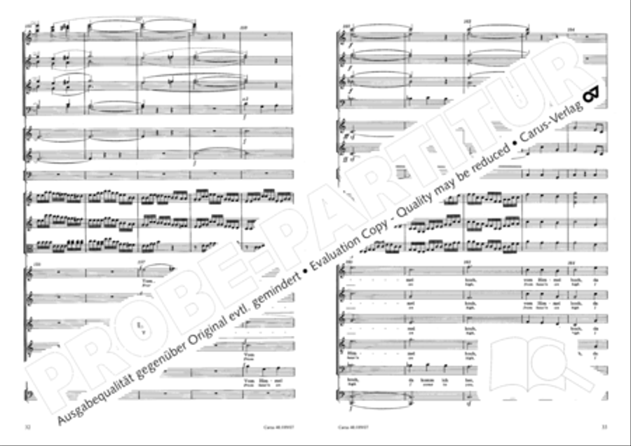 From heav'n on high (Vom Himmel hoch) SSATB scores gallery preview page 18