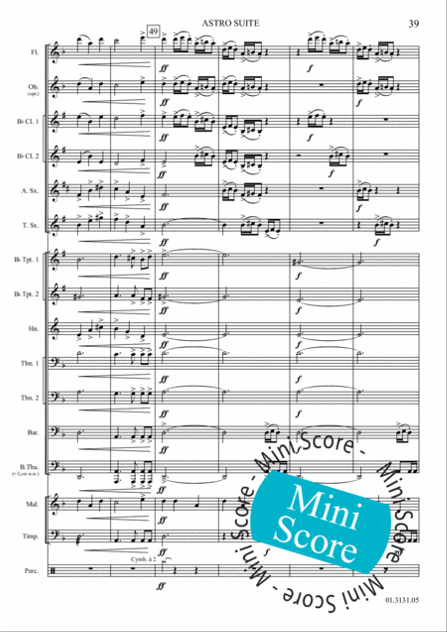 Astro Suite Astro Suite Concert Band scores gallery preview page 45