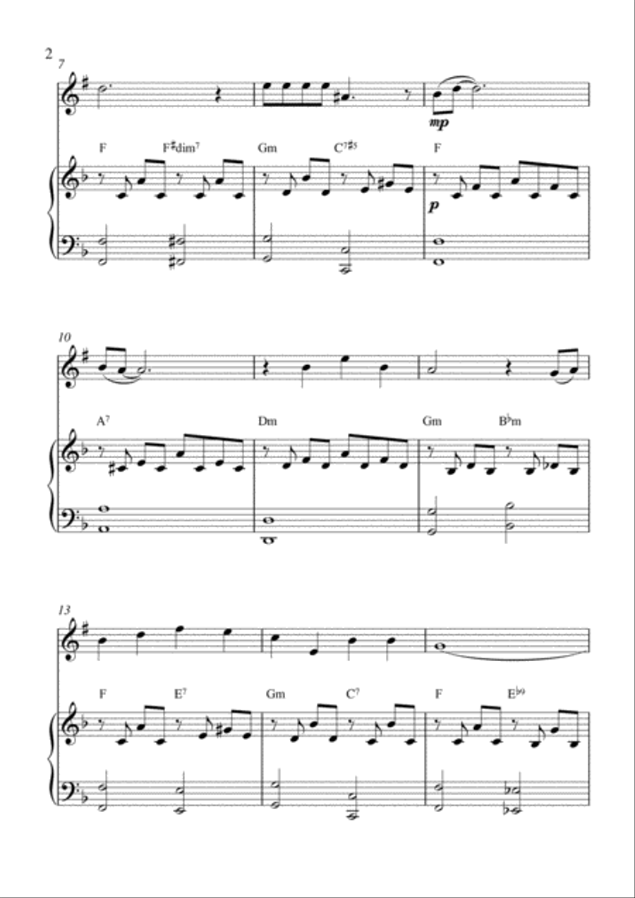 Georgia On My Mind Georgia On My Mind Clarinet Solo scores gallery preview page 2