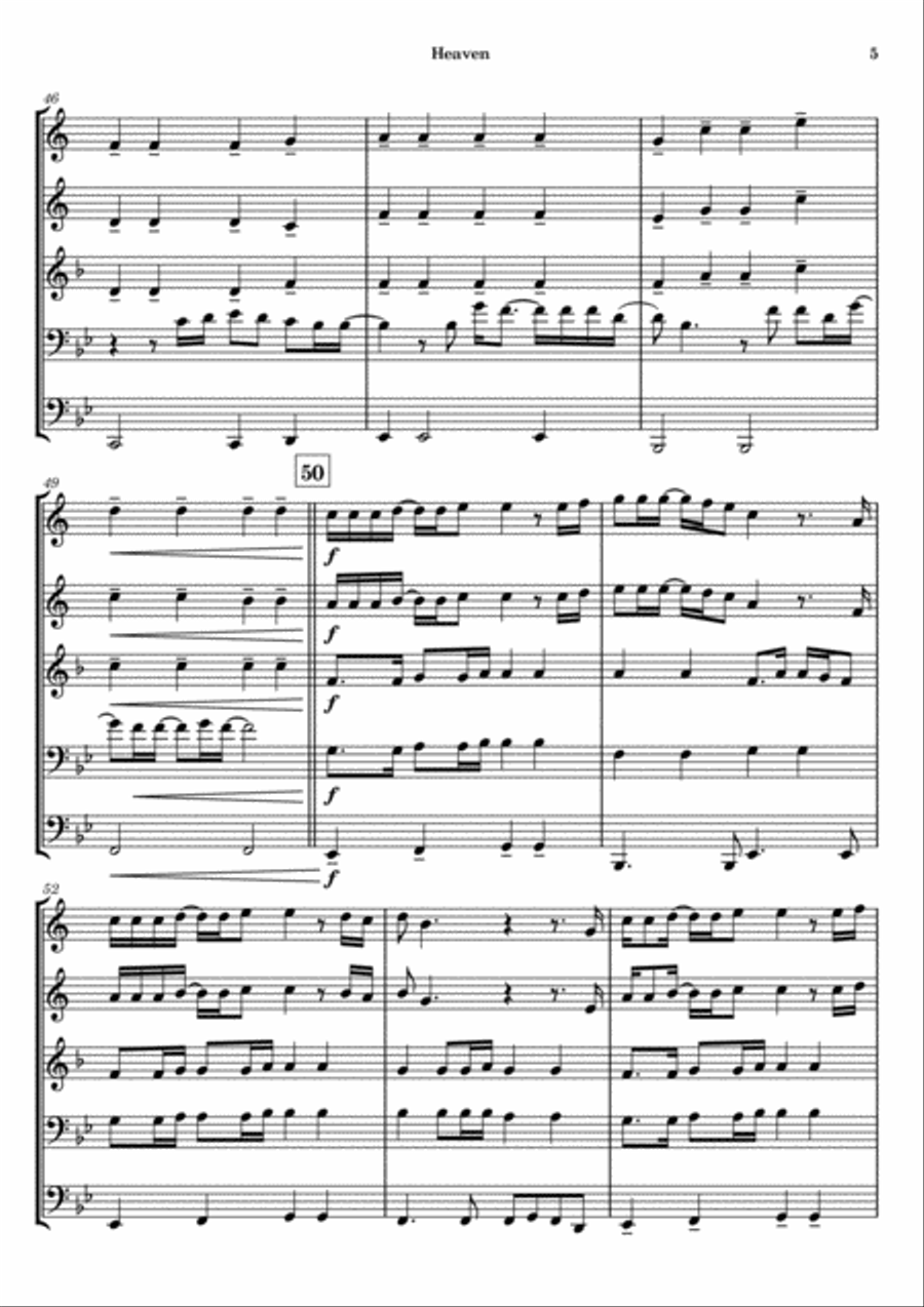 Heaven Brass Ensemble scores gallery preview page 5