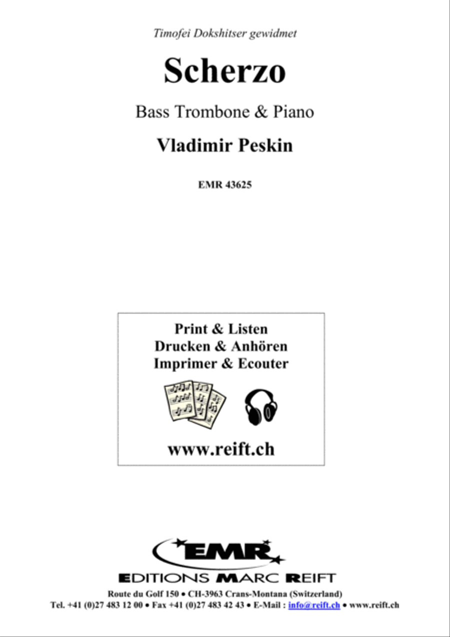 Scherzo Bass Trombone scores gallery preview page 2