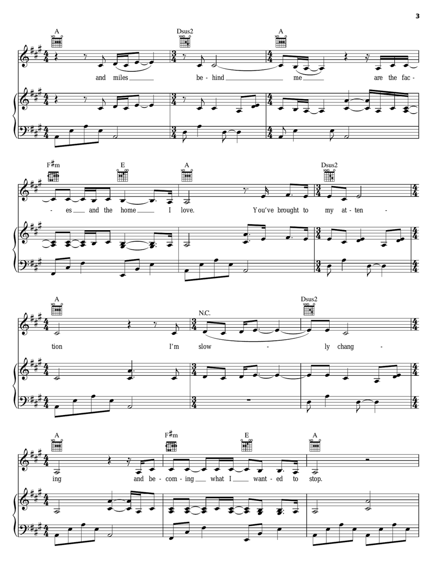 Imagination Piano, Vocal, Guitar scores gallery preview page 3