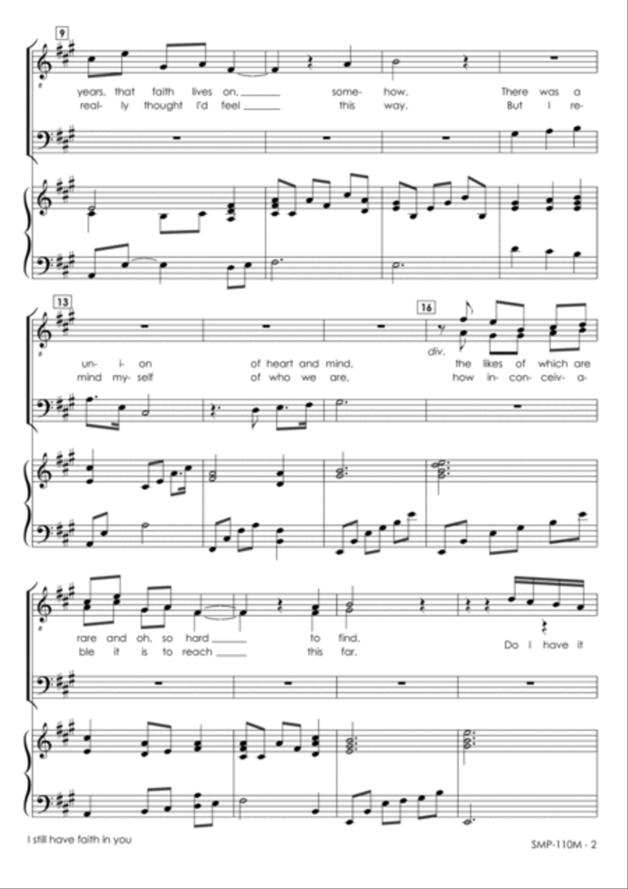 I Still Have Faith In You TTBB scores gallery preview page 5