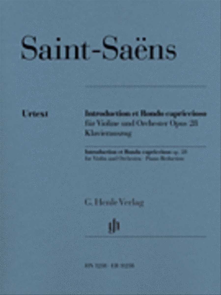 Introduction et Rondo Capriccioso, Op. 28 Violin Solo scores gallery preview page 1