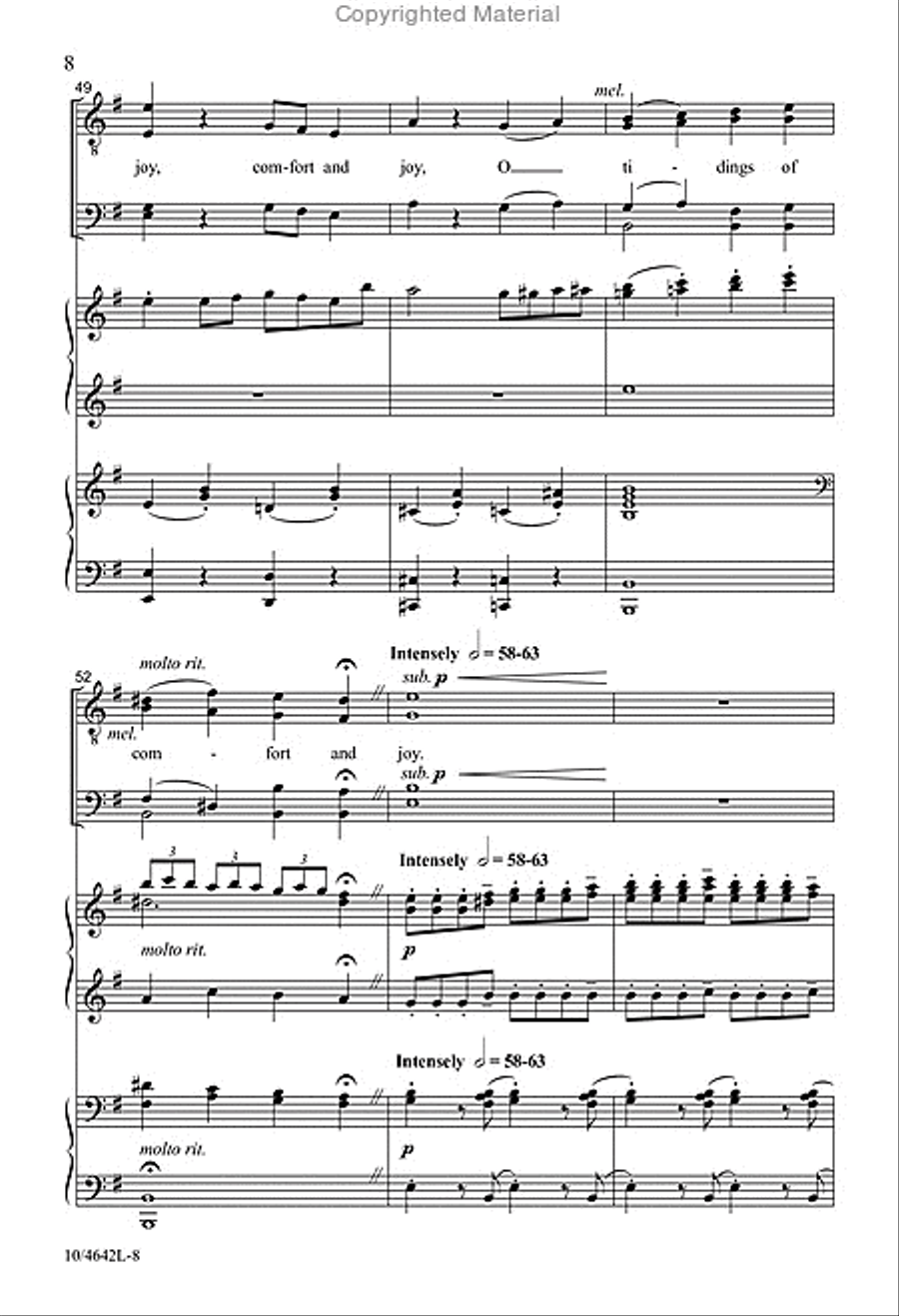 God Rest You Merry, Gentlemen TTBB scores gallery preview page 8