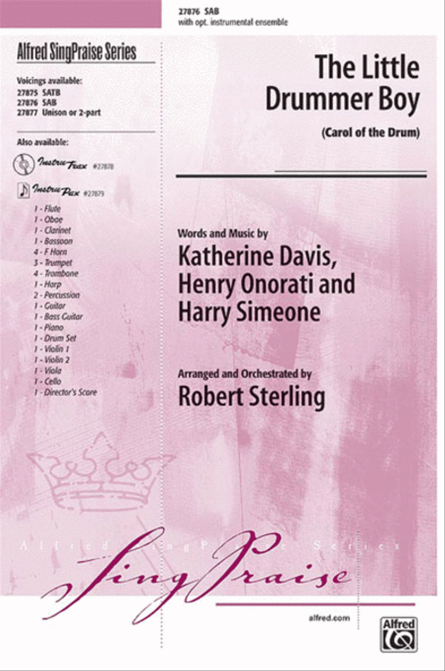 The Little Drummer Boy The Little Drummer Boy 3-Part scores gallery preview page 1