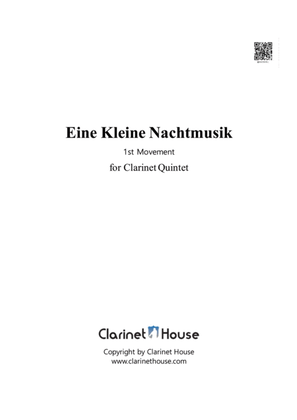 Eine Kleine Nachtmusik KV.525 (1st Movement) for Clarinet Quintet