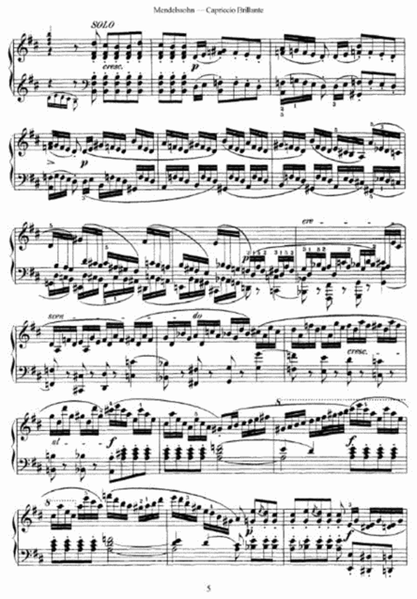 Mendelssohn - Capriccio Brillante Op. 22