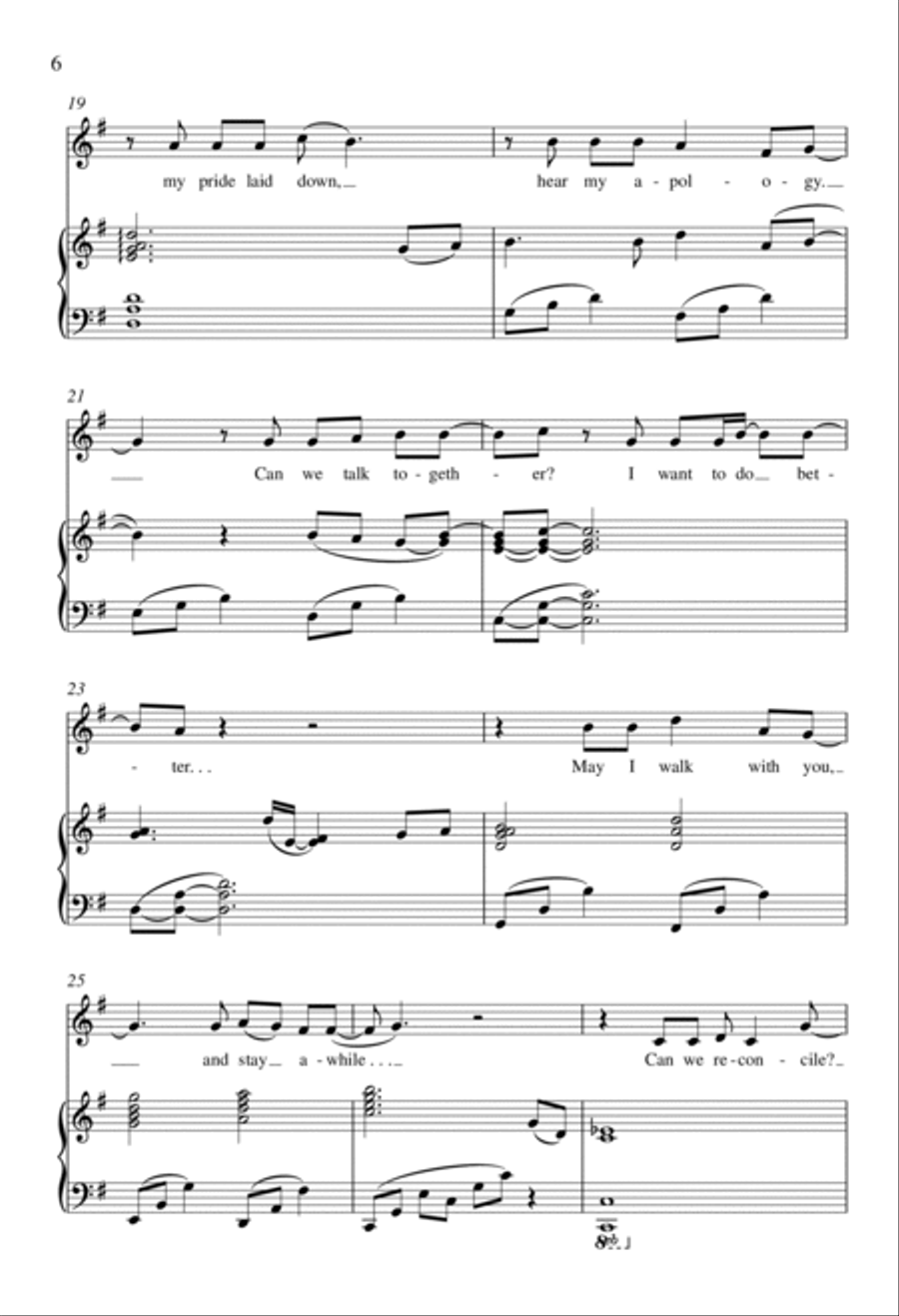 Reconcile Unison Choir scores gallery preview page 6