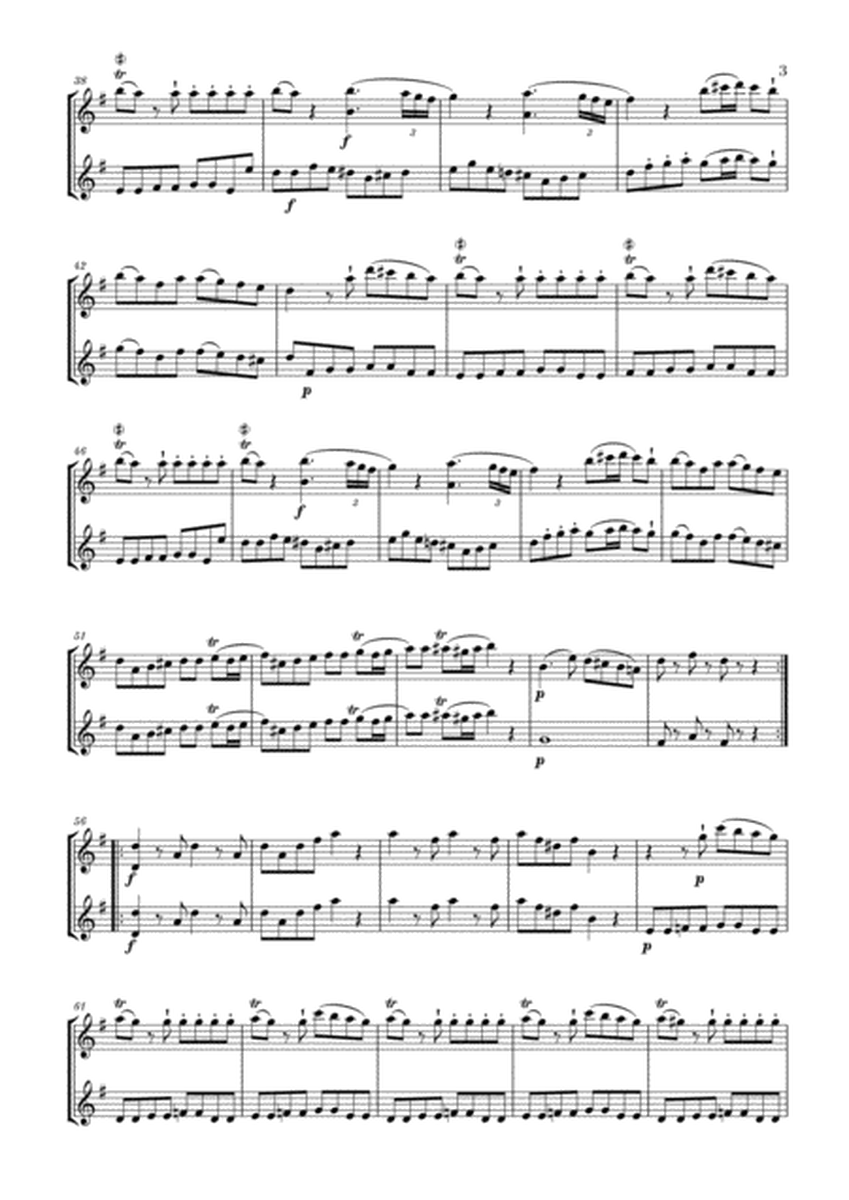 Eine Kleine Nachtmusik for 2 Violins image number null