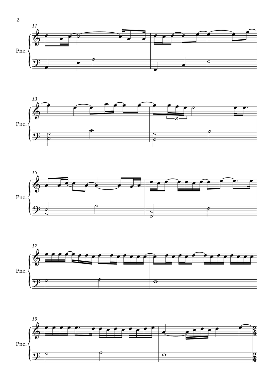 Someone Like You Easy Piano scores gallery preview page 2