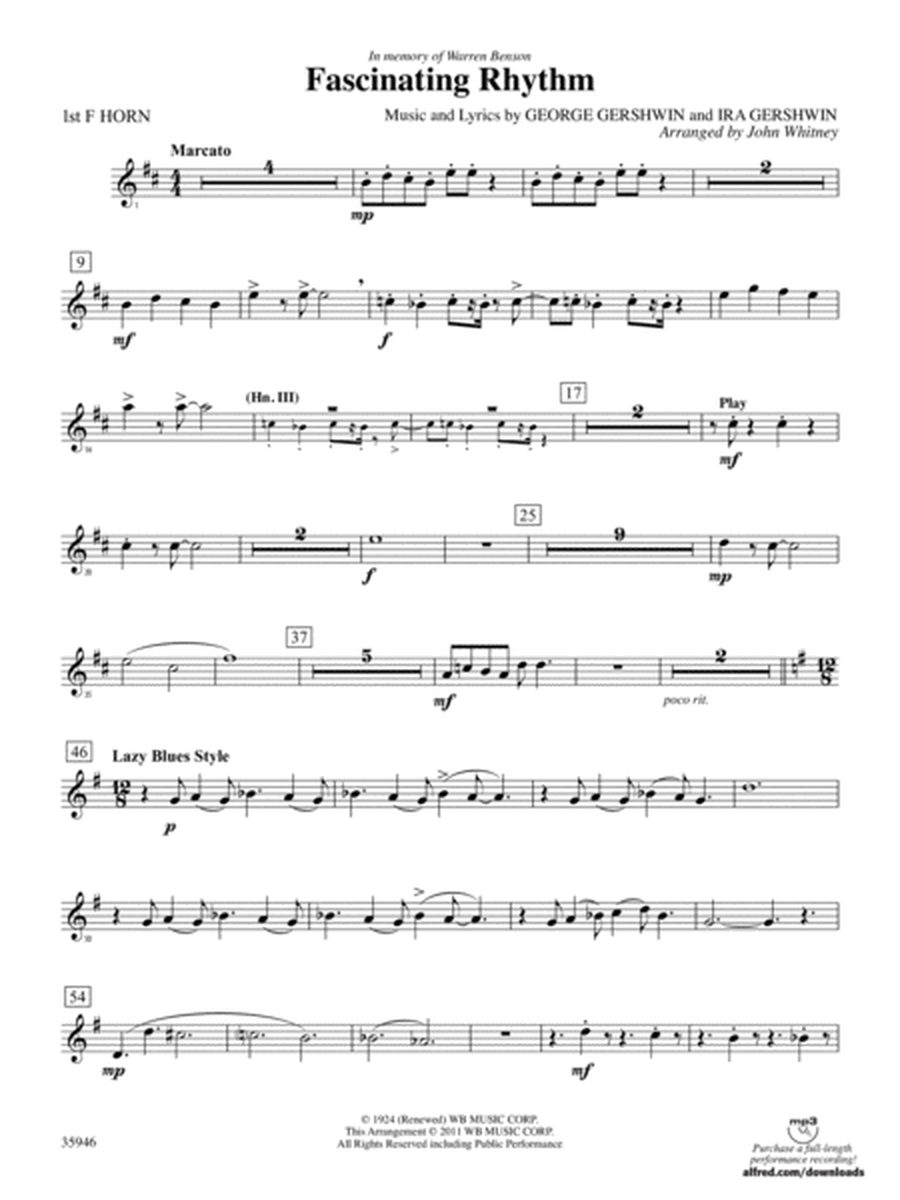 Fascinating Rhythm: 1st F Horn