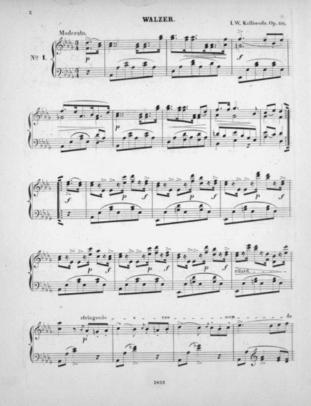 Les Invitations. Walse, Galop et 2 Polka pour le Piano-Forte