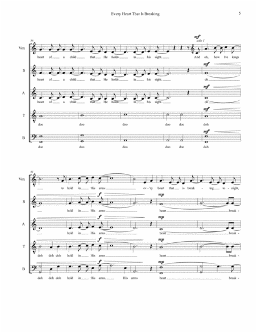 Every Heart That Is Breaking Divisi scores gallery preview page 5