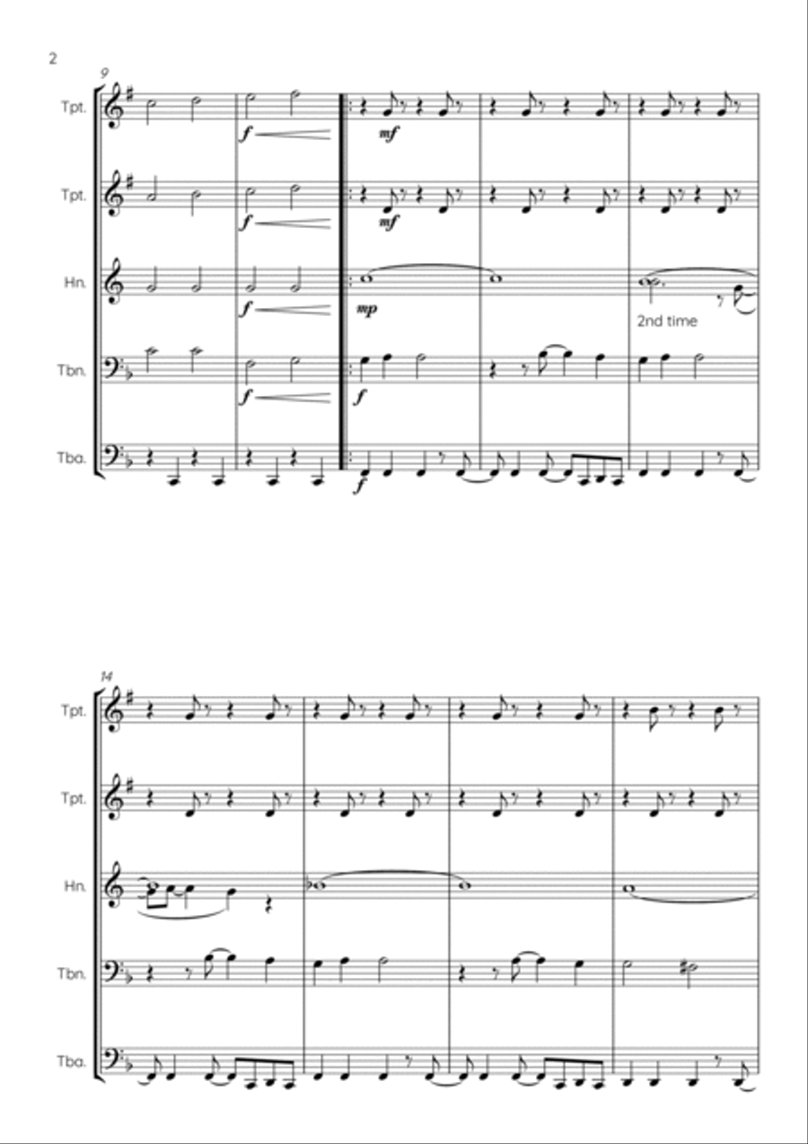 Reach Reach Brass Ensemble scores gallery preview page 2