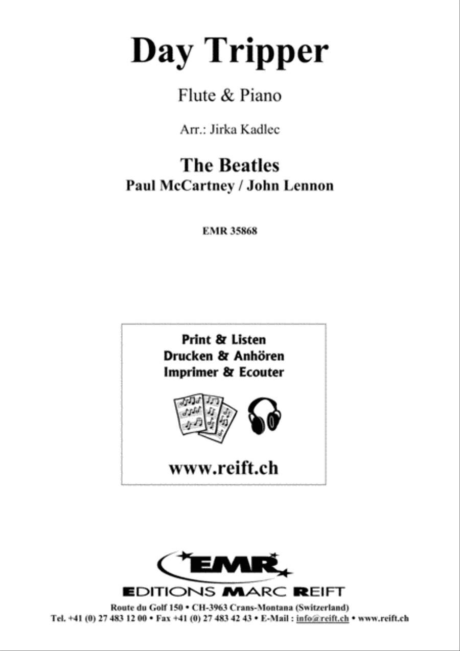 Day Tripper Day Tripper Flute Solo scores gallery preview page 1
