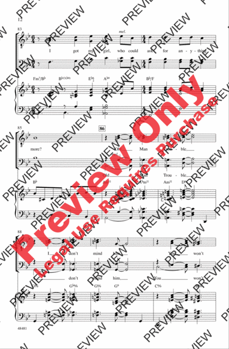 I Got Rhythm I Got Rhythm Men's Choir scores gallery preview page 11