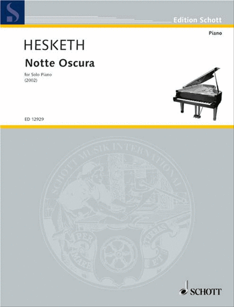 Notte Oscura Piano Solo scores gallery preview page 1