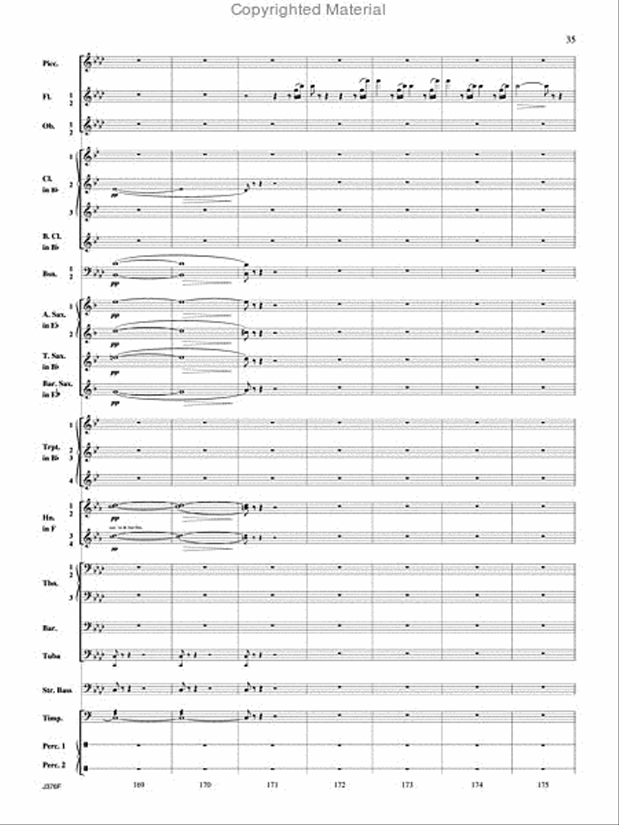 William Tell Overture Concert Band scores gallery preview page 36