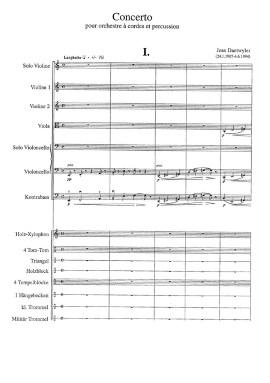 Concerto Concerto String Orchestra scores gallery preview page 3