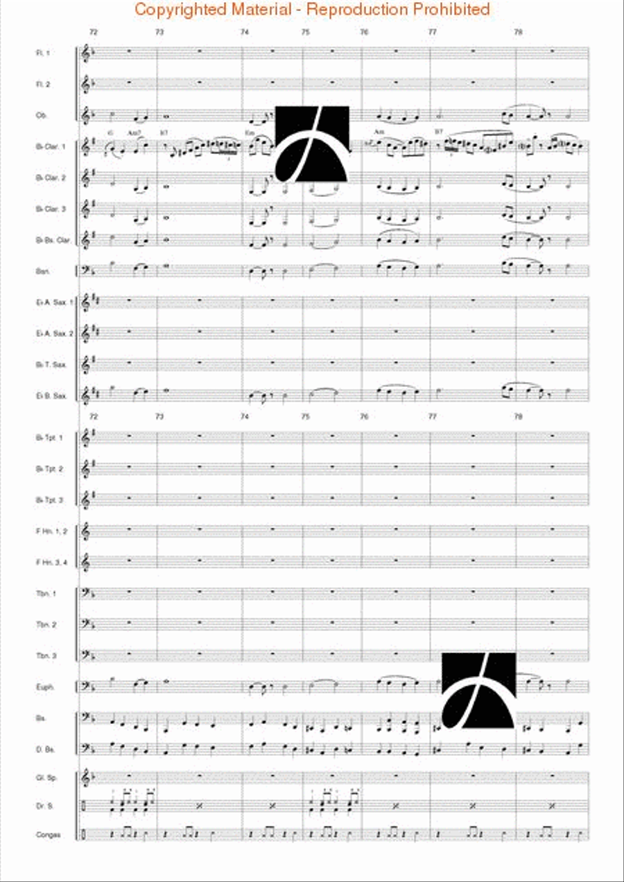 Pilgrims' Swing Concert Band scores gallery preview page 11