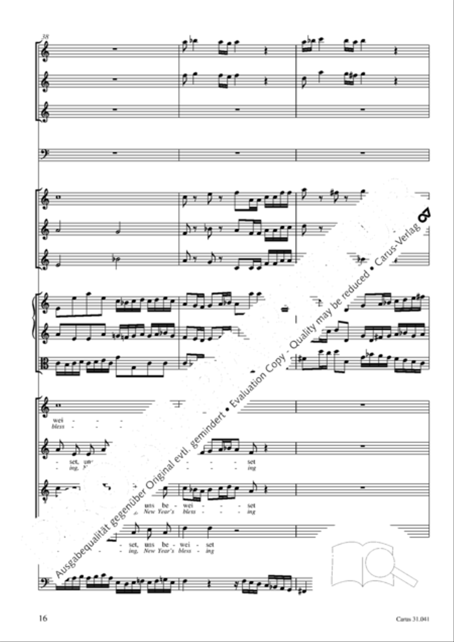 O Lord, we come to praise thee 4-Part scores gallery preview page 17