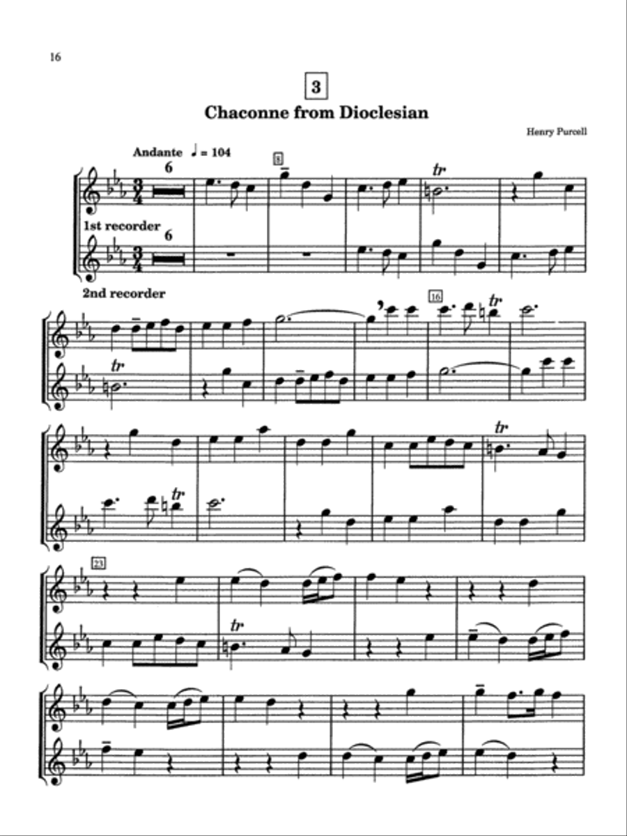 Suzuki Recorder School (Alto Recorder), Volume 3 Alto Recorder scores gallery preview page 25