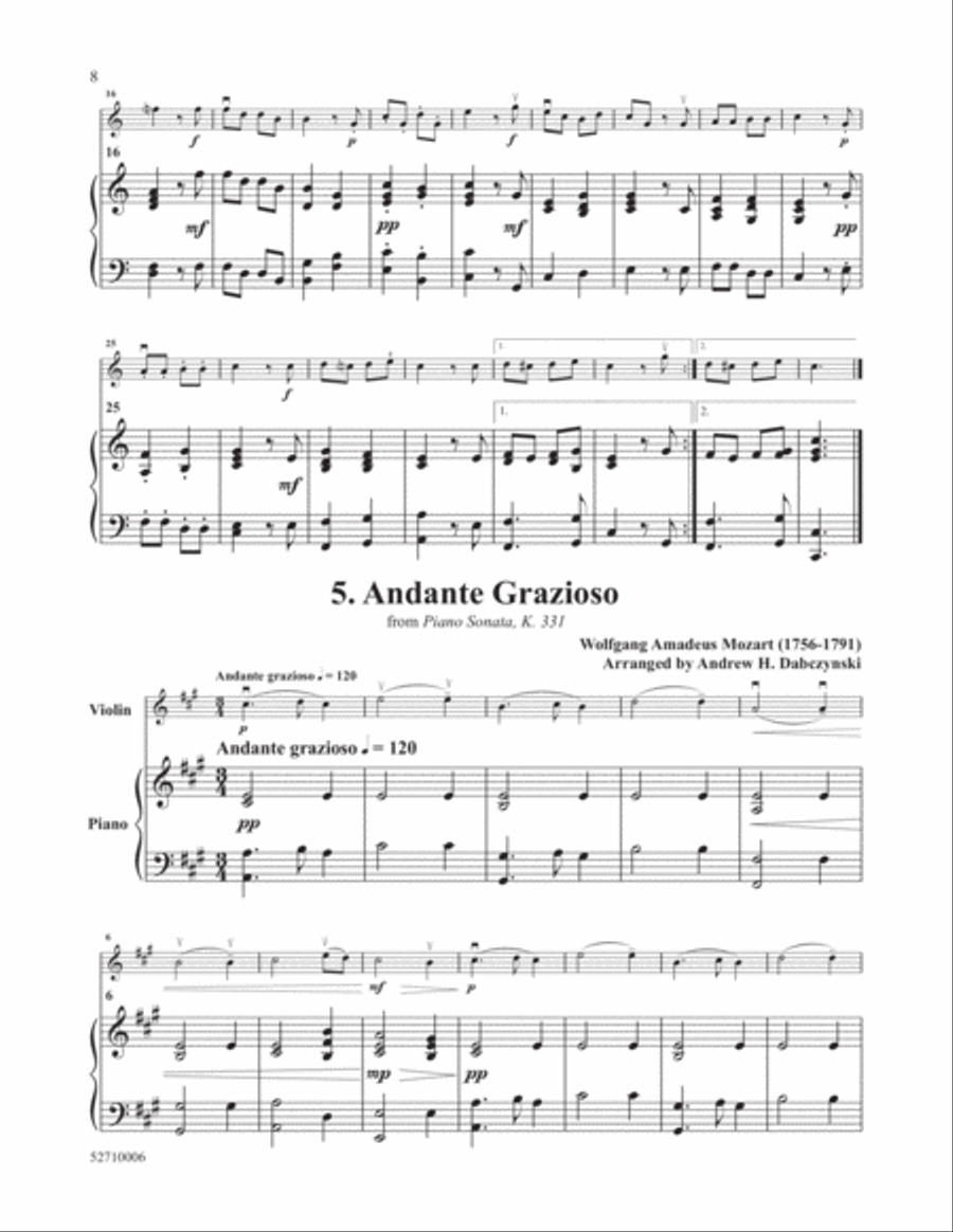 I Can Play Mozart Violin Solo scores gallery preview page 6