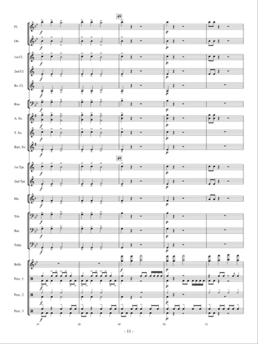 Sakura Concert Band scores gallery preview page 10