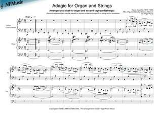 Adagio Per Archi E Organo In Sol Minore