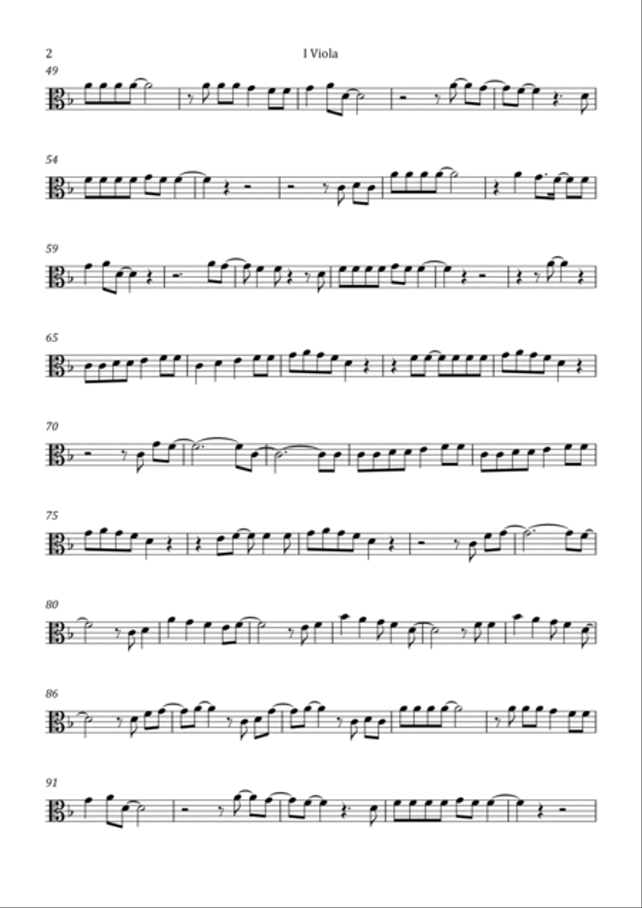 Marry You Viola Solo scores gallery preview page 2