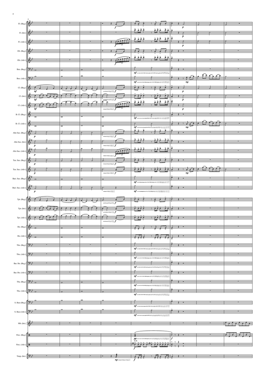 Jolt - (Multi-level!) Concert Band scores gallery preview page 4