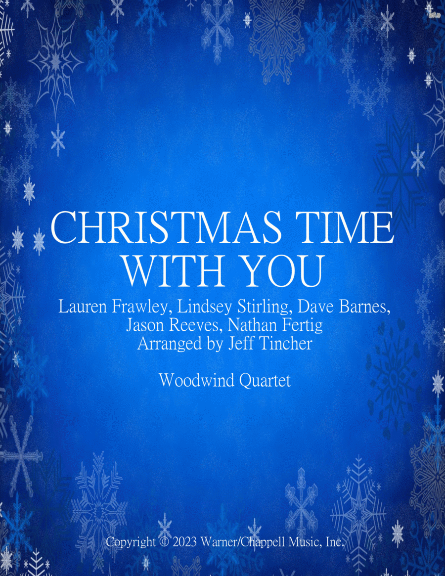 Christmas Time With You Woodwind Quartet scores gallery preview page 1