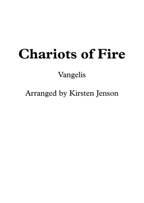 Book cover for Chariots Of Fire