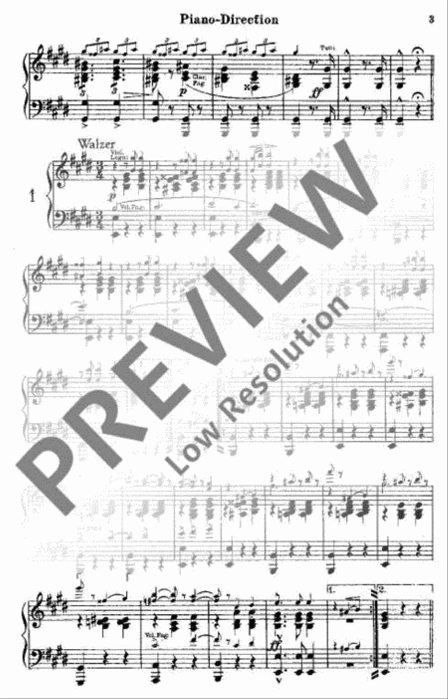 Hofballtänze Orchestra scores gallery preview page 4