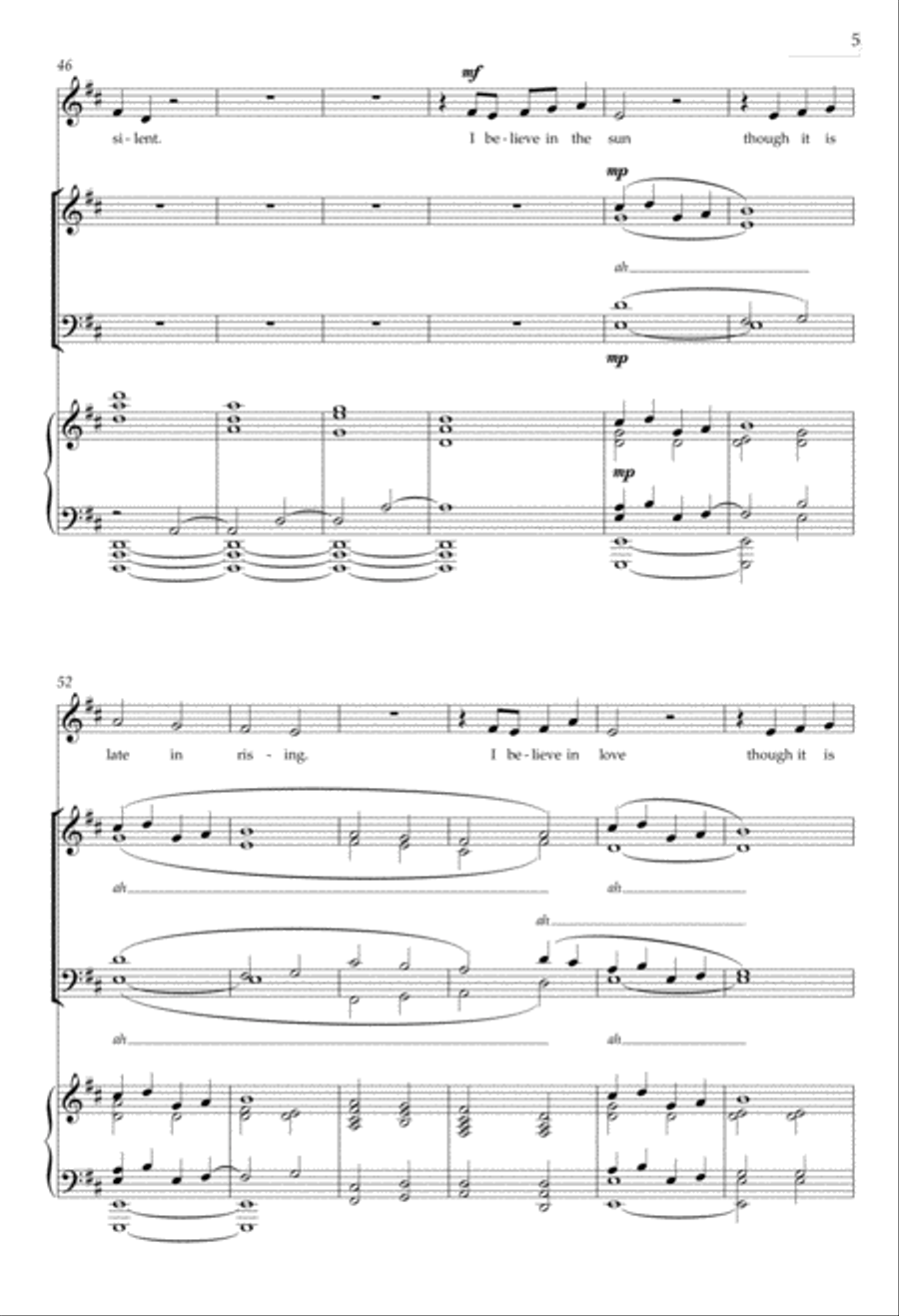 I believe in the sun Sacred scores gallery preview page 5