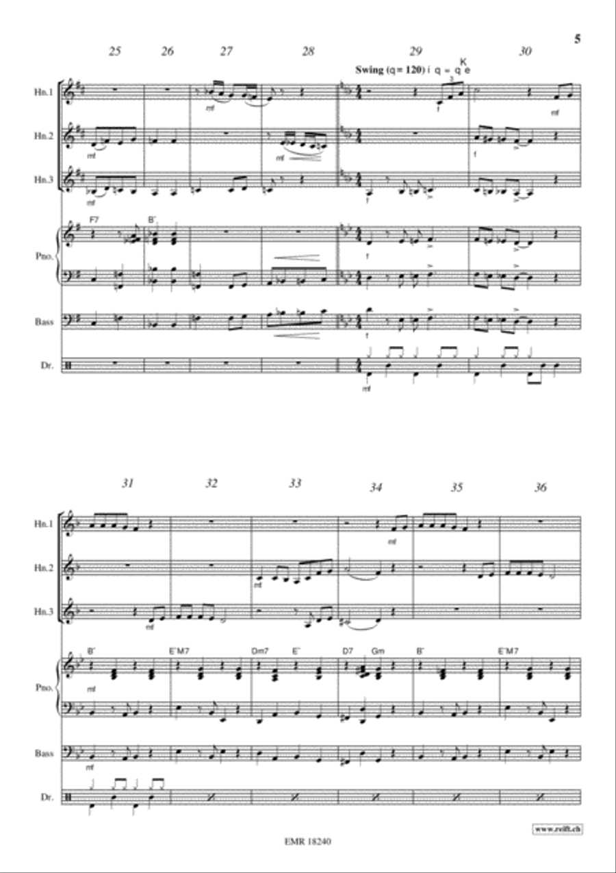Yankee Doodle Horn scores gallery preview page 5