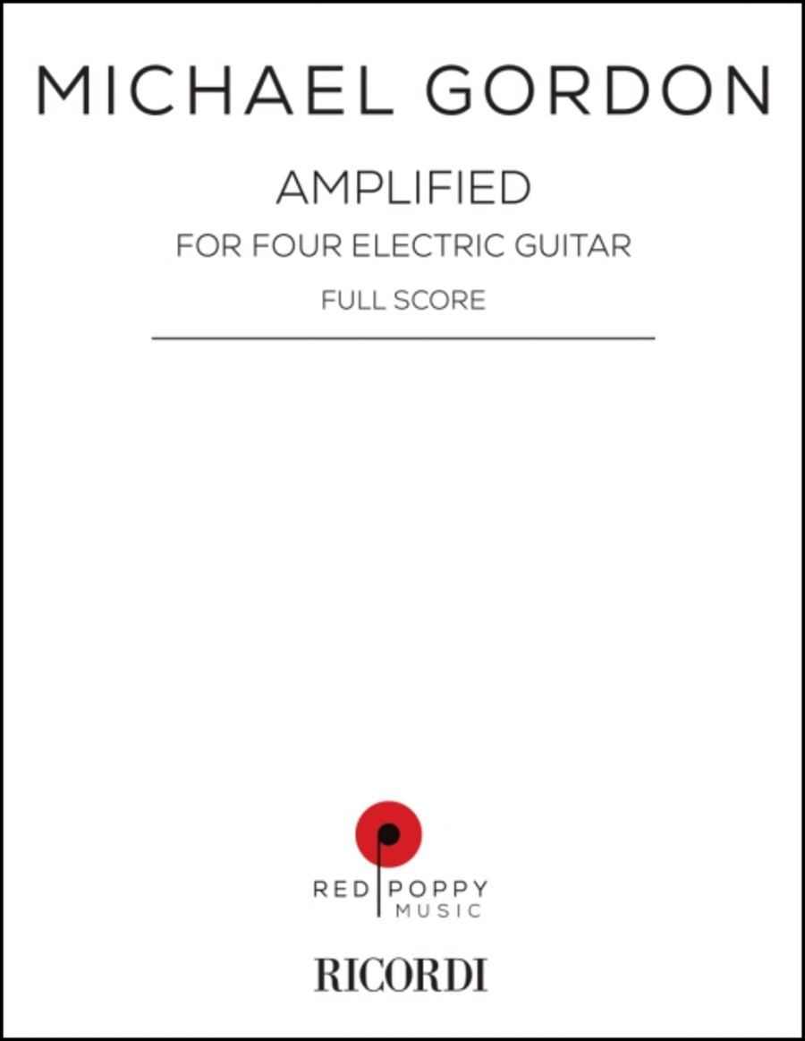 Amplified, score Guitar Ensemble scores gallery preview page 1